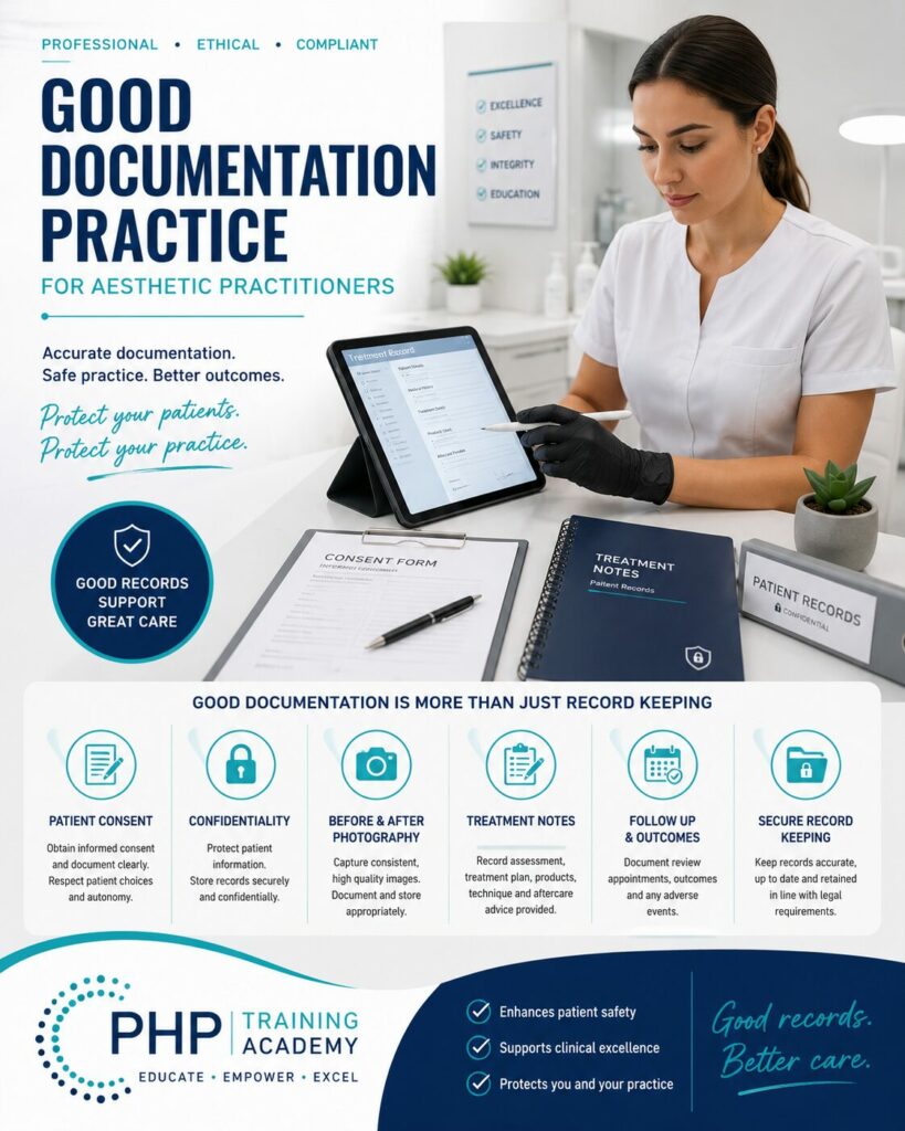 Good Documentation Practice for Aesthetic practitioners